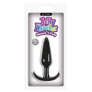 Анальна пробка NS Novelties Jelly Rancher Smooth T-Plug, чорний