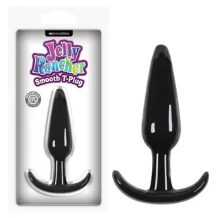 Анальна пробка NS Novelties Jelly Rancher Smooth T-Plug, чорний 9 Анальна пробка NS Novelties Jelly Rancher Smooth T-Plug, чорний - Зображення 4