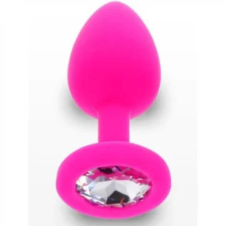 Alternative view of Анальна пробка рожева маленька Diamond Booty Jewel Toy Joy