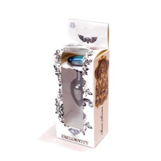 Анальна пробка з каменем Plug-Jewellery Dark Silver PLUG- Light Blue розмір S 9 Анальна пробка з каменем Plug-Jewellery Dark Silver PLUG- Light Blue розмір S - Зображення 4