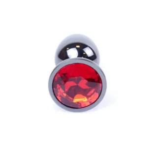 Анальна пробка з каменем Plug-Jewellery Dark Silver PLUG- Red розмір S 8 Анальна пробка з каменем Plug-Jewellery Dark Silver PLUG- Red розмір S - Зображення 2