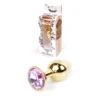 Анальна пробка з каменем Plug-Jewellery Gold PLUG-Rose S
