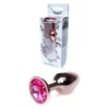 Зображення Анальний плаг S з рожевим каменем Boss of toys Jewellery