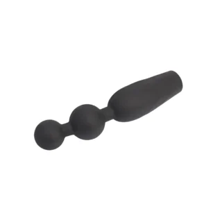 Анальна пробка CHISA Black Mont Vibrating Booty Beads з вібруючими бусинами - Зображення 5