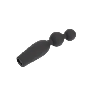 Анальна пробка CHISA Black Mont Vibrating Booty Beads з вібруючими бусинами - Зображення 4