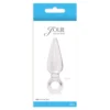 Анальна пробка із стоппером у вигляді кільця NS Novelties Jolie Pleasures Jelly Plug, прозорий, Mini 1 Зображення Анальна пробка із стоппером у вигляді кільця NS Novelties Jolie Pleasures Jelly Plug, прозорий, Mini