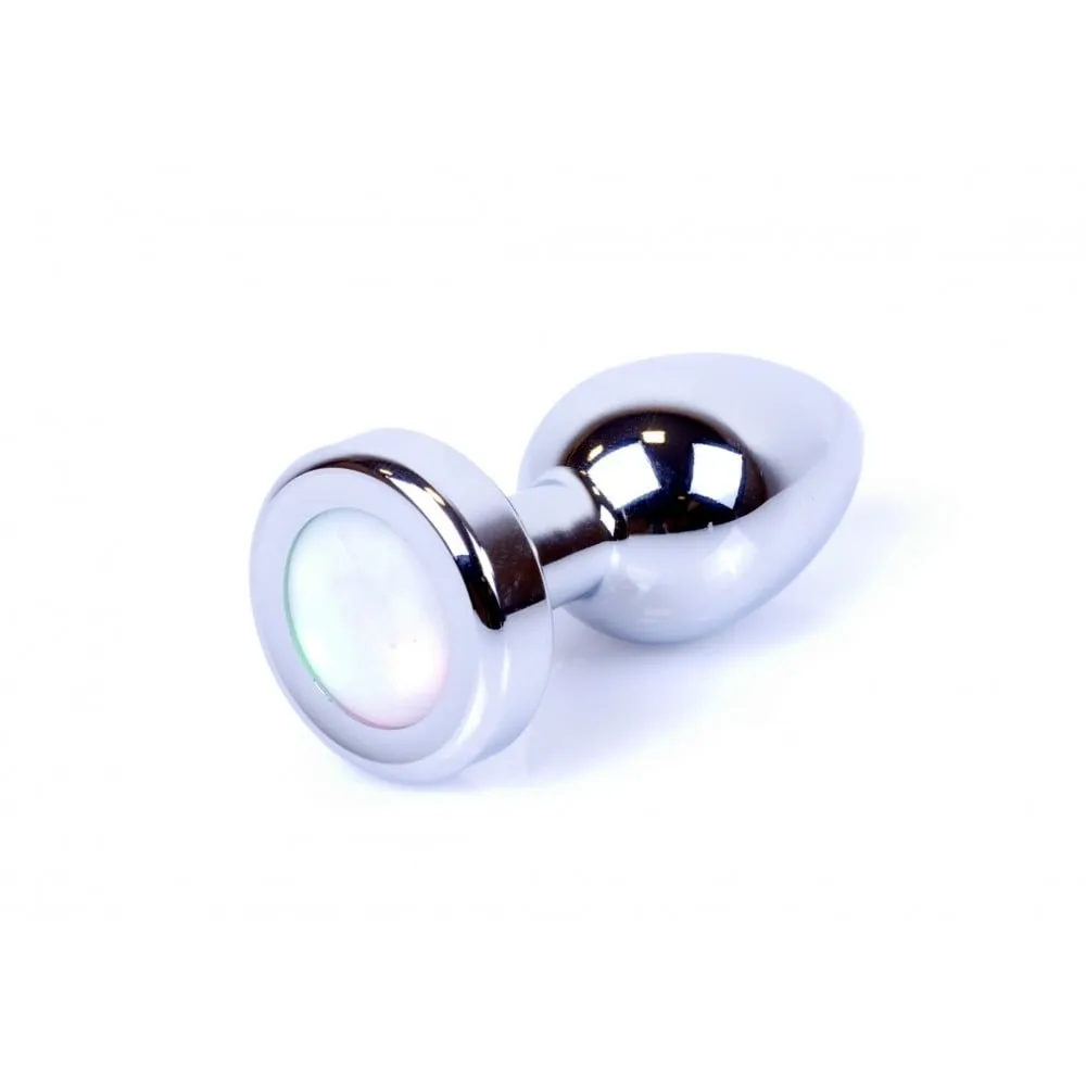 Анальна пробка зі світлодіодом Plug-Jewellery PLUG - Disco Flashlight розмір S 4 Анальна пробка зі світлодіодом Plug-Jewellery PLUG - Disco Flashlight розмір S - Зображення 2