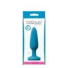 Зображення Анальний плаг силікон NS Novelties COLOURS PLEASURES SMALL PLUG BLUE