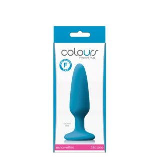 Анальний плаг силікон NS Novelties COLOURS PLEASURES SMALL PLUG BLUE