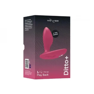 Анальна пробка з вібрацією We-Vibe Ditto+ Cosmic Pink з пультом та керуванням з телефону 25 Анальна пробка з вібрацією We-Vibe Ditto+ Cosmic Pink з пультом та керуванням з телефону - Зображення 11