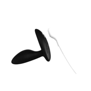 Анальна пробка з вібрацією We-Vibe Ditto+ Satin Black з пультом та керуванням з телефону - Зображення 7