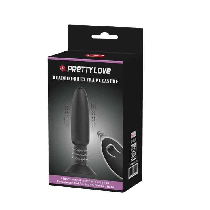 Анальна вібропробка з пультом Pretty Love чорна, 14.6 х 3.6 см 9 Анальна вібропробка з пультом Pretty Love чорна, 14.6 х 3.6 см - Зображення 7