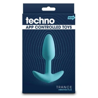 Анальна смарт-пробка з пультом керування NS Novelties Techno Trance бірюзова