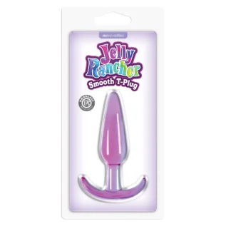 Анальна пробка NS Novelties Jelly Rancher Smooth T-Plug, фіолетова