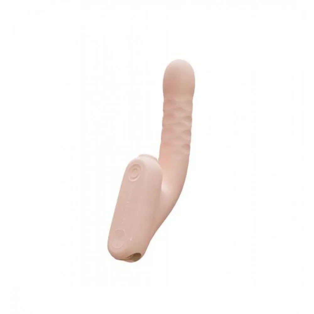 Безконтактний вібратор-стимулятор з фрикціями Qingnan No.7 Thrusting with Suction Flesh Pink 4 Безконтактний вібратор-стимулятор з фрикціями Qingnan No.7 Thrusting with Suction Flesh Pink - Зображення 2