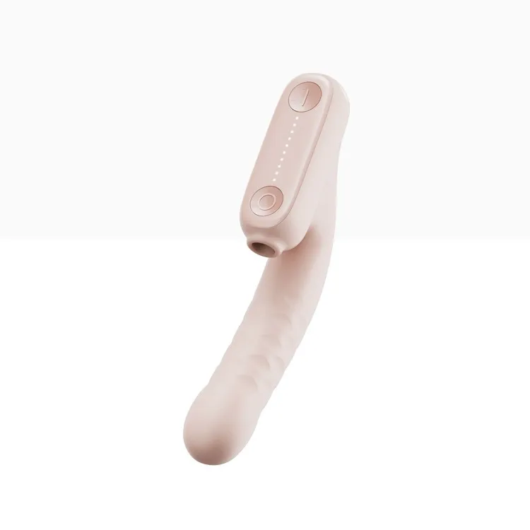 Безконтактний вібратор-стимулятор з фрикціями Qingnan No.7 Thrusting with Suction Flesh Pink 3 Безконтактний вібратор-стимулятор з фрикціями Qingnan No.7 Thrusting with Suction Flesh Pink