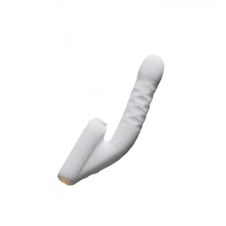 Alternative view of Безконтактний вібратор-стимулятор з фрикціями Qingnan No.7 Thrusting with Suction White