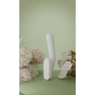 Безконтактний вібратор-стимулятор з фрикціями Qingnan No.7 Thrusting with Suction White - Зображення 8