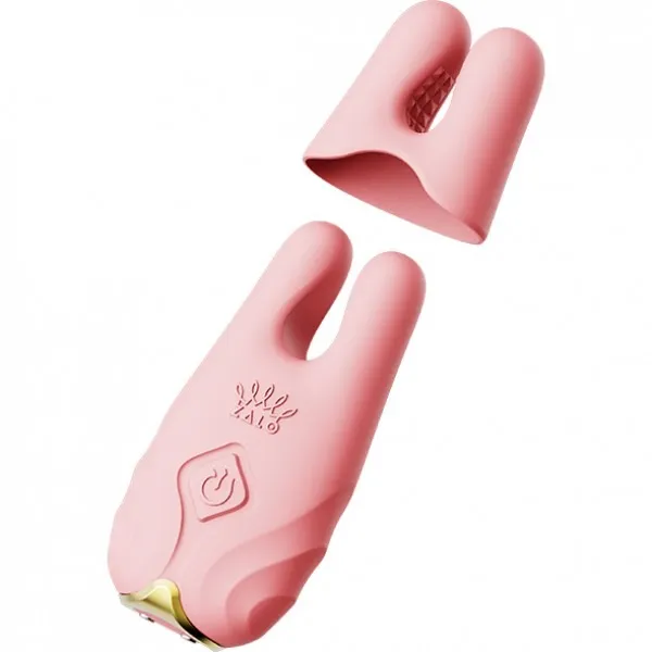Бездротові смарт вібрують затискачі для сосків ZALO Nave Vibrating Nipple Clamps рожевий 6 Бездротові смарт вібрують затискачі для сосків ZALO Nave Vibrating Nipple Clamps рожевий - Зображення 4