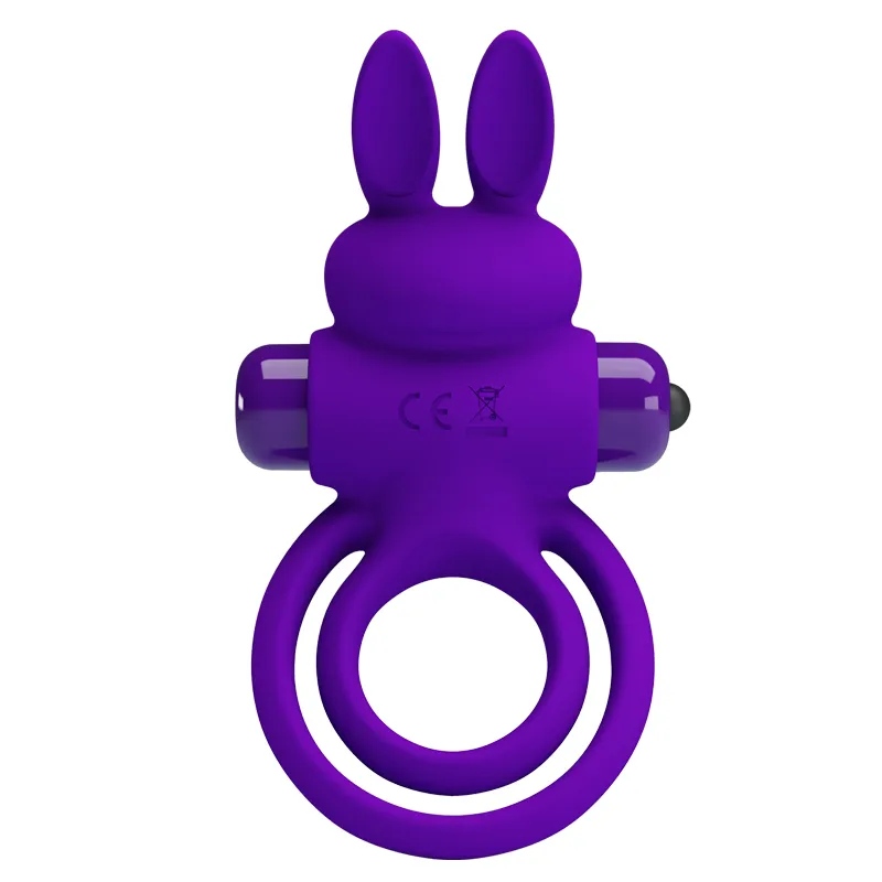 Ерекційне кільце PRETTY LOVE Penis Ring з подвійним кільцем, фіолет 8 Ерекційне кільце PRETTY LOVE Penis Ring з подвійним кільцем, фіолет - Зображення 6