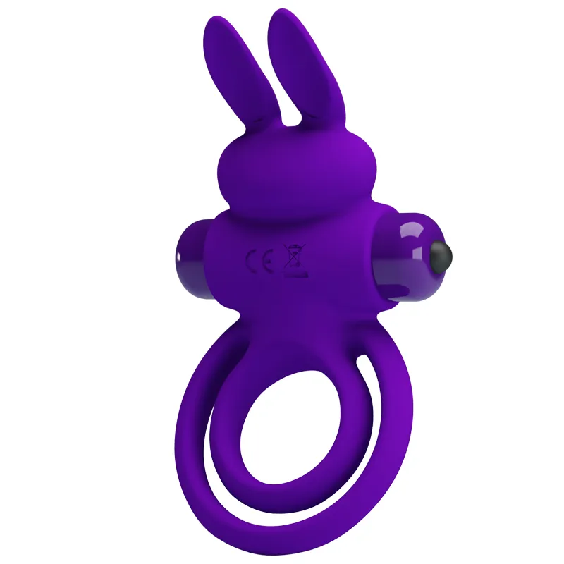 Ерекційне кільце PRETTY LOVE Penis Ring з подвійним кільцем, фіолет 4 Ерекційне кільце PRETTY LOVE Penis Ring з подвійним кільцем, фіолет - Зображення 2