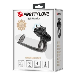 Ерекційне віброкільце Pretty Love Bull Warior з кліторальною стимуляцією, чорне 15 Ерекційне віброкільце Pretty Love Bull Warior з кліторальною стимуляцією, чорне - Зображення 7