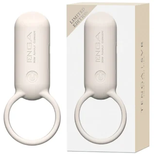 Ерекційне кільце з вібрацією Tenga - SVR Smart Vibe Ring Sand Beige - Зображення 2