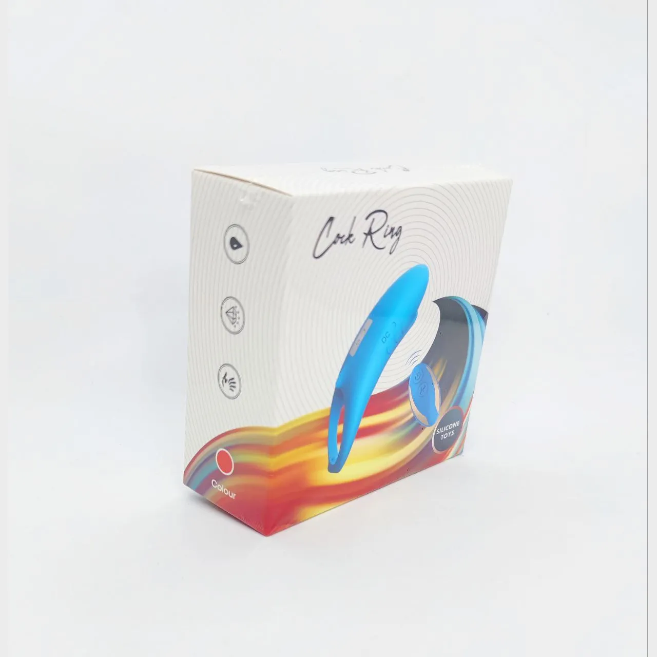 Ерекційне віброкільце Shark rose red 6 Ерекційне віброкільце Shark rose red - Зображення 4