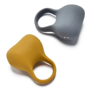 Ерекційне віброкільце Sweet Em Silky Ring з пультом, жовте, 7,6 х 5,7 см - Зображення 5