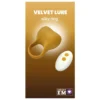 Ерекційне віброкільце Sweet Em Silky Ring з пультом, жовте, 7,6 х 5,7 см 1 Зображення Ерекційне віброкільце Sweet Em Silky Ring з пультом, жовте, 7,6 х 5,7 см