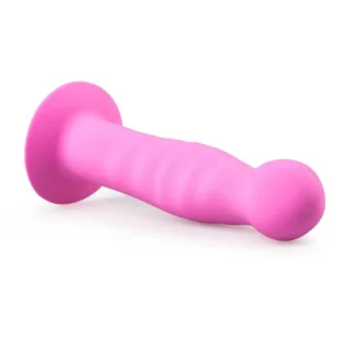Фалоімітатор на присосці Easytoys рожевий, 14.2 х 2.8 см - Зображення 2