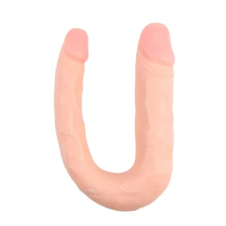 Alternative view of Фалоімітатор подвійний Chisa Ballsy Super Cock Her-Her Overlap #03, бежевий