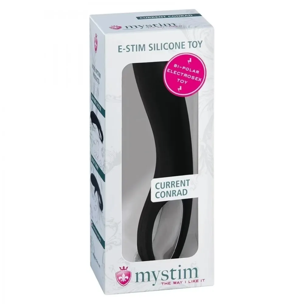 Фалоімітатор для електростимуляції Mystim Current Conrad чорний, 24 см х 3 см 7 Фалоімітатор для електростимуляції Mystim Current Conrad чорний, 24 см х 3 см - Зображення 5