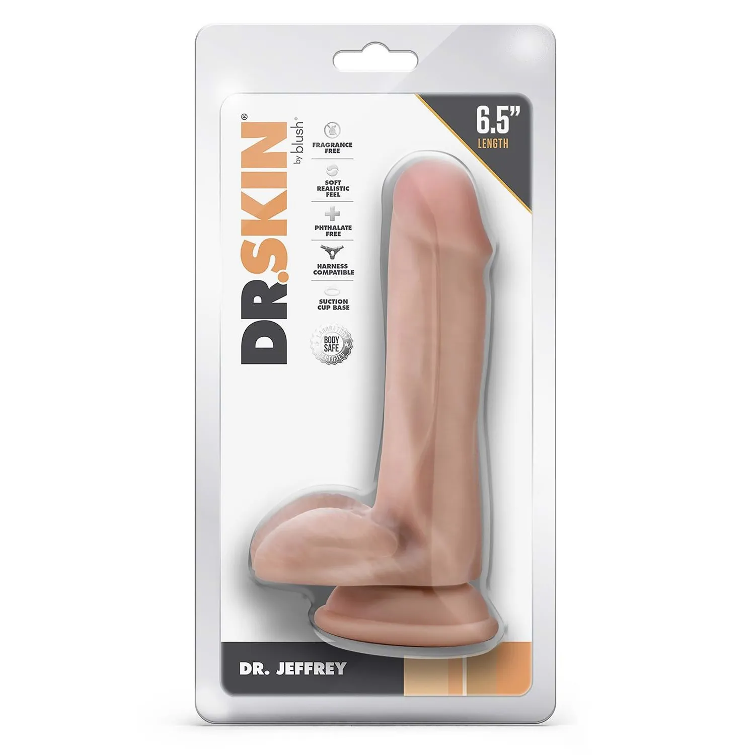 Фалоімітатор DR. SKIN DR. JEFFREY, 16 см 6 Фалоімітатор DR. SKIN DR. JEFFREY, 16 см - Зображення 4