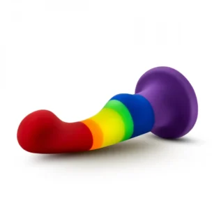 Alternative view of Фалоімітатор Pride, на присосці, райдужний, 13 х 2.9 см