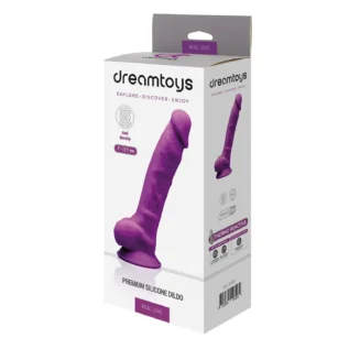 Фалоімітатор реалістичний Dream Toys Real Love на присосці з мошонкою, фіолетовий 11 Фалоімітатор реалістичний Dream Toys Real Love на присосці з мошонкою, фіолетовий - Зображення 5