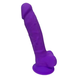 Alternative view of Фалоімітатор реалістичний Dream Toys Real Love на присосці з мошонкою, фіолетовий
