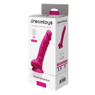 Фалоімітатор реалістичний Dream Toys Real Love на присосці з яєчками, рожевий 11 Фалоімітатор реалістичний Dream Toys Real Love на присосці з яєчками, рожевий - Зображення 5