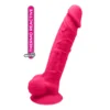 Фалоімітатор реалістичний Dream Toys Real Love на присосці з яєчками, рожевий