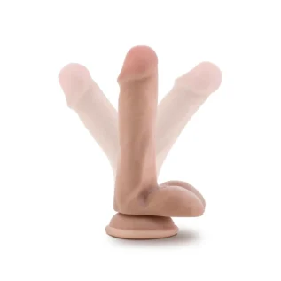 Фалоімітатор реалістичний з яєчками Blush Dr Skin Plus Posable присоска, тілесний 9 Фалоімітатор реалістичний з яєчками Blush Dr Skin Plus Posable присоска, тілесний - Зображення 3