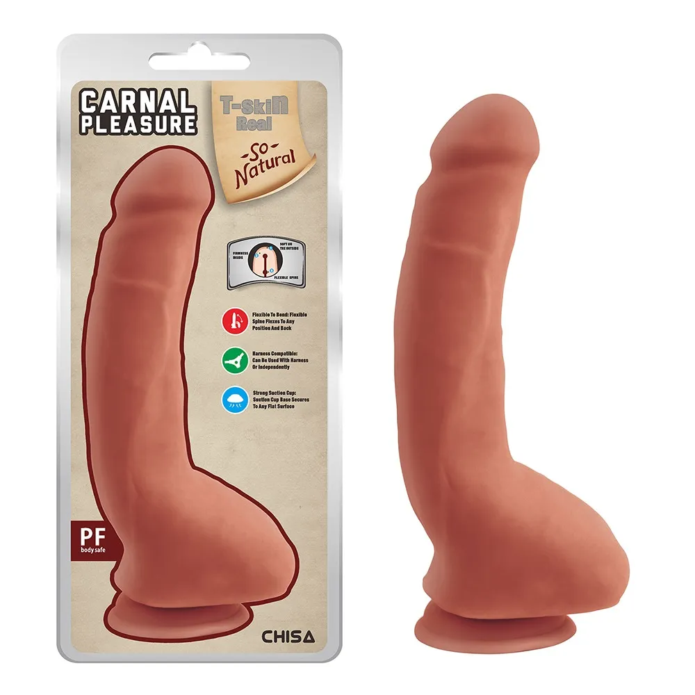 Фалоімітатор реалістичний Chisa T-skin ReaL CARNAL Pleasure; 23,5 см 3 Фалоімітатор реалістичний Chisa T-skin ReaL CARNAL Pleasure; 23,5 см