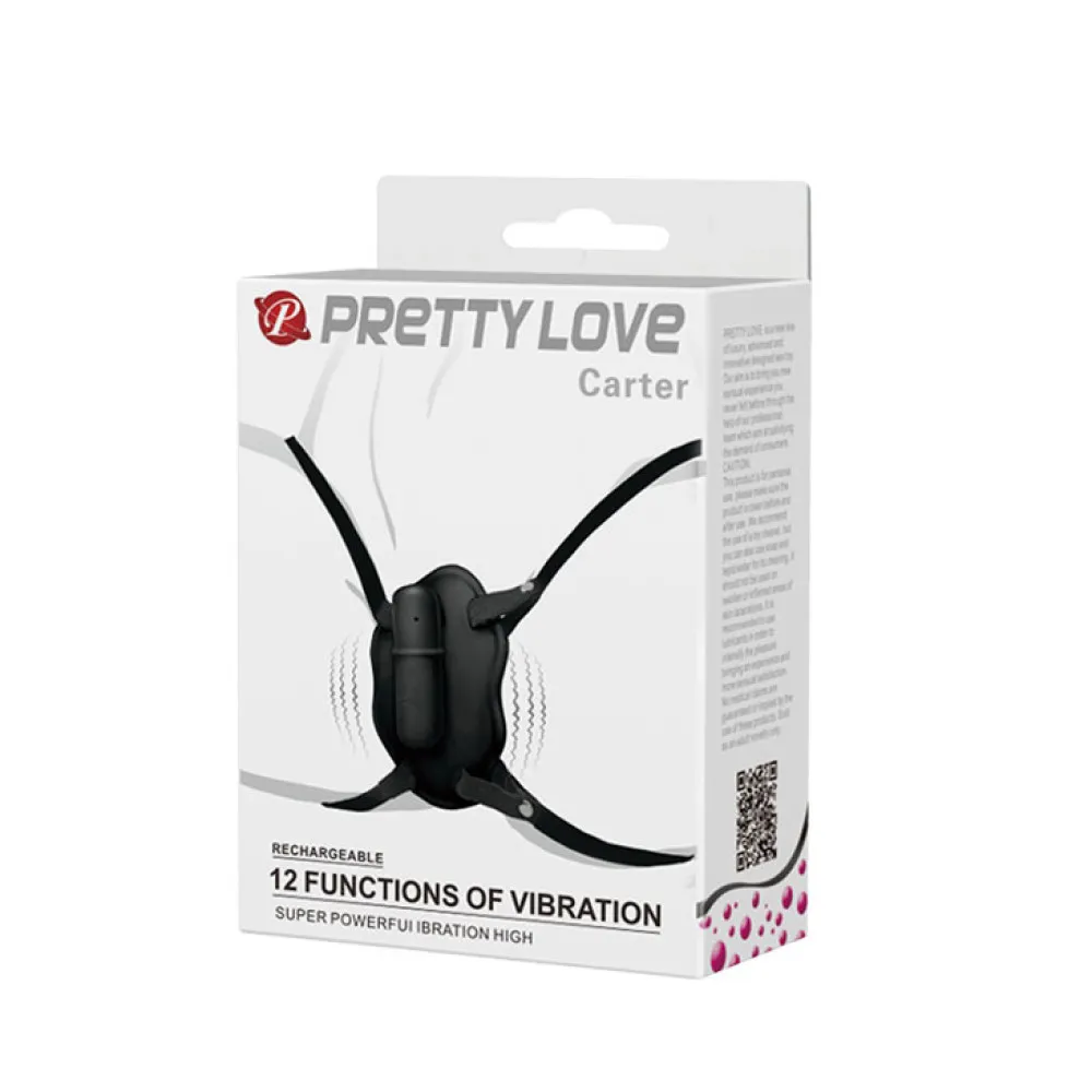 Кліторальний стимулятор Pretty Love на трусиках, чорний 4 Кліторальний стимулятор Pretty Love на трусиках, чорний - Зображення 2
