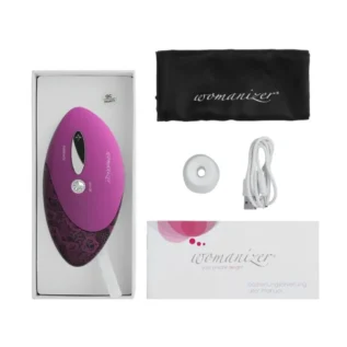 Кліторальний стимулятор, пурпуровий Womanizer Pro W-500 Magenta - Зображення 5