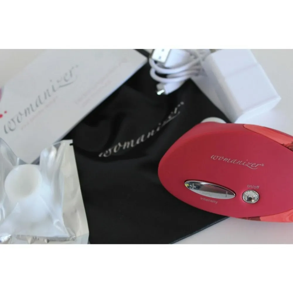 Кліторальний стимулятор Womanizer Pro W-500, червоно-рожевий 9 Кліторальний стимулятор Womanizer Pro W-500, червоно-рожевий - Зображення 7