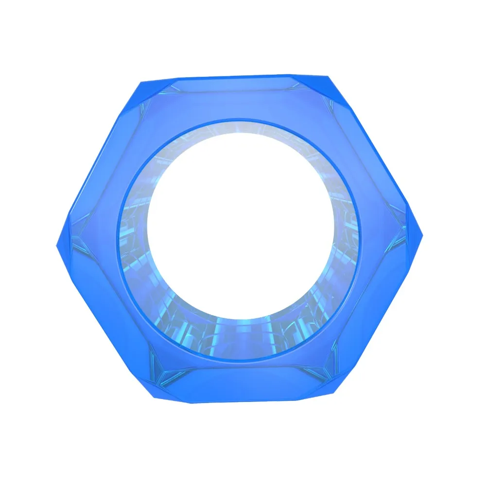 Кільце ерекційне Chisa GK Power Nust Bolts Cock Ring у вигляді болта, синє 4 Кільце ерекційне Chisa GK Power Nust Bolts Cock Ring у вигляді болта, синє - Зображення 2