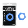 Зображення Кільце ерекційне Chisa GK Power Nust Bolts Cock Ring у вигляді болта, синє
