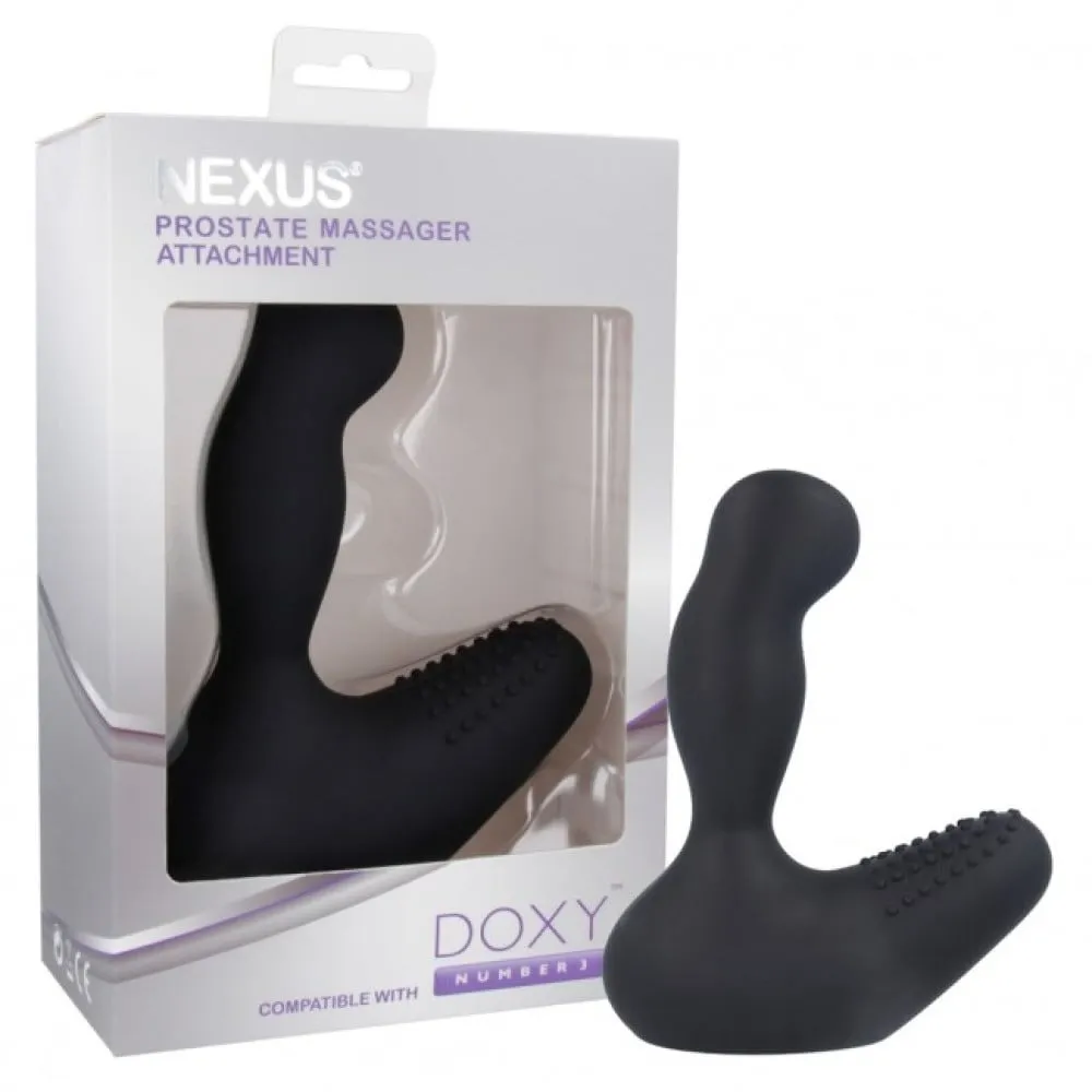 Масажер простати Nexus Prostate Attachment-насадка для мікрофона Doxy, чорний 7 Масажер простати Nexus Prostate Attachment-насадка для мікрофона Doxy, чорний - Зображення 5