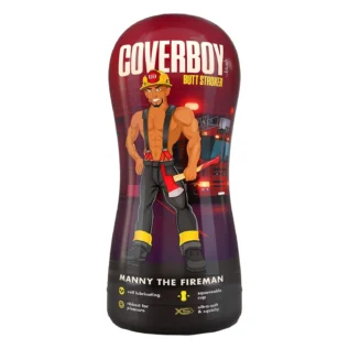 Мастурбатор анал Blush Coverboy у колбі, коричневий, 18.5 см - Зображення 4