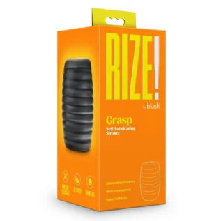 Мастурбатор Blush Rize, що самозмазується, чорний, 10.1 см 11 Мастурбатор Blush Rize, що самозмазується, чорний, 10.1 см - Зображення 5