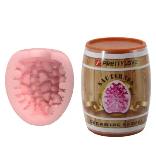 Alternative view of Мастурбатор яйце PRETTY LOVE Barrel Pink рожевий, 5.5 см